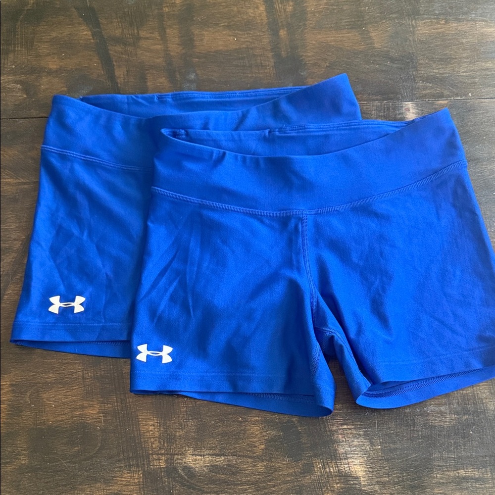 Under Armour Women's Bright Blue Athletic Shorts